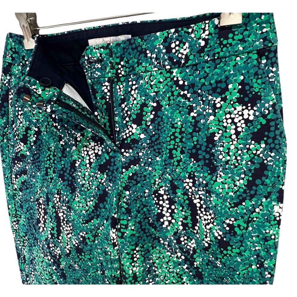 Boden Trouser Pants Womens 6 LONG Green Sea Grapes Taper‎ Stretch Modern Comfort - Picture 3 of 15